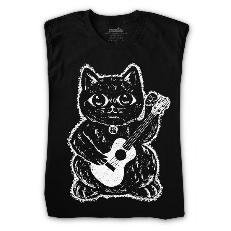 Lucky Cat Ukulele T-Shirt