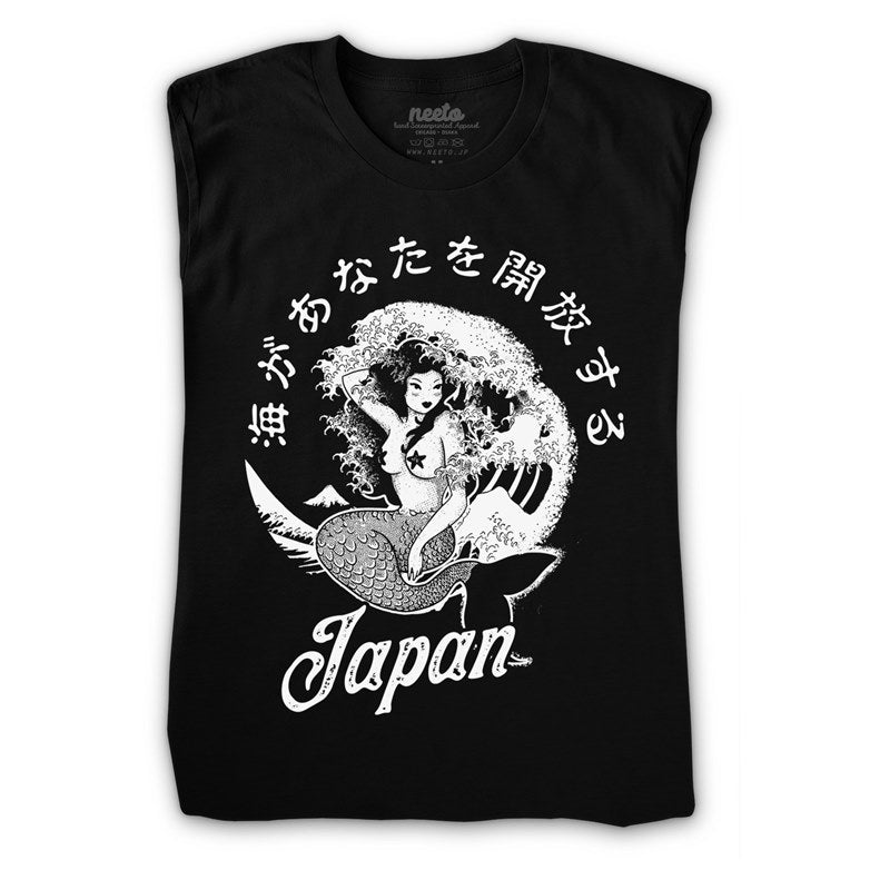 Japan Wave Mermaid T-shirt