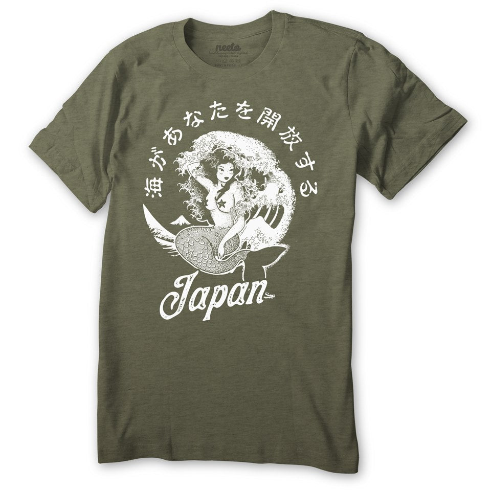 Japan Wave Mermaid T-shirt